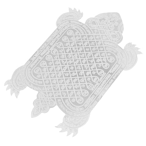 POPETPOP Amuleto Místico Suerte en Forma de Tortuga Pequeño Plateado, Decoración Metálica para Teléfono Móvil, Símbolo Tradicional Chino Que Atrae Riqueza y Prosperidad, Accesorio Portátil