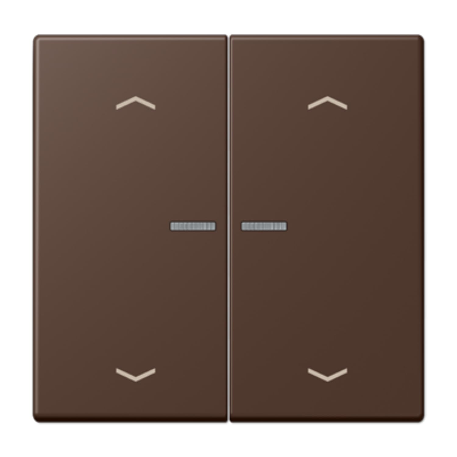 Enjoliveur volet roulant LC32130 platine Jung F10 bouton poussoir 2 phases