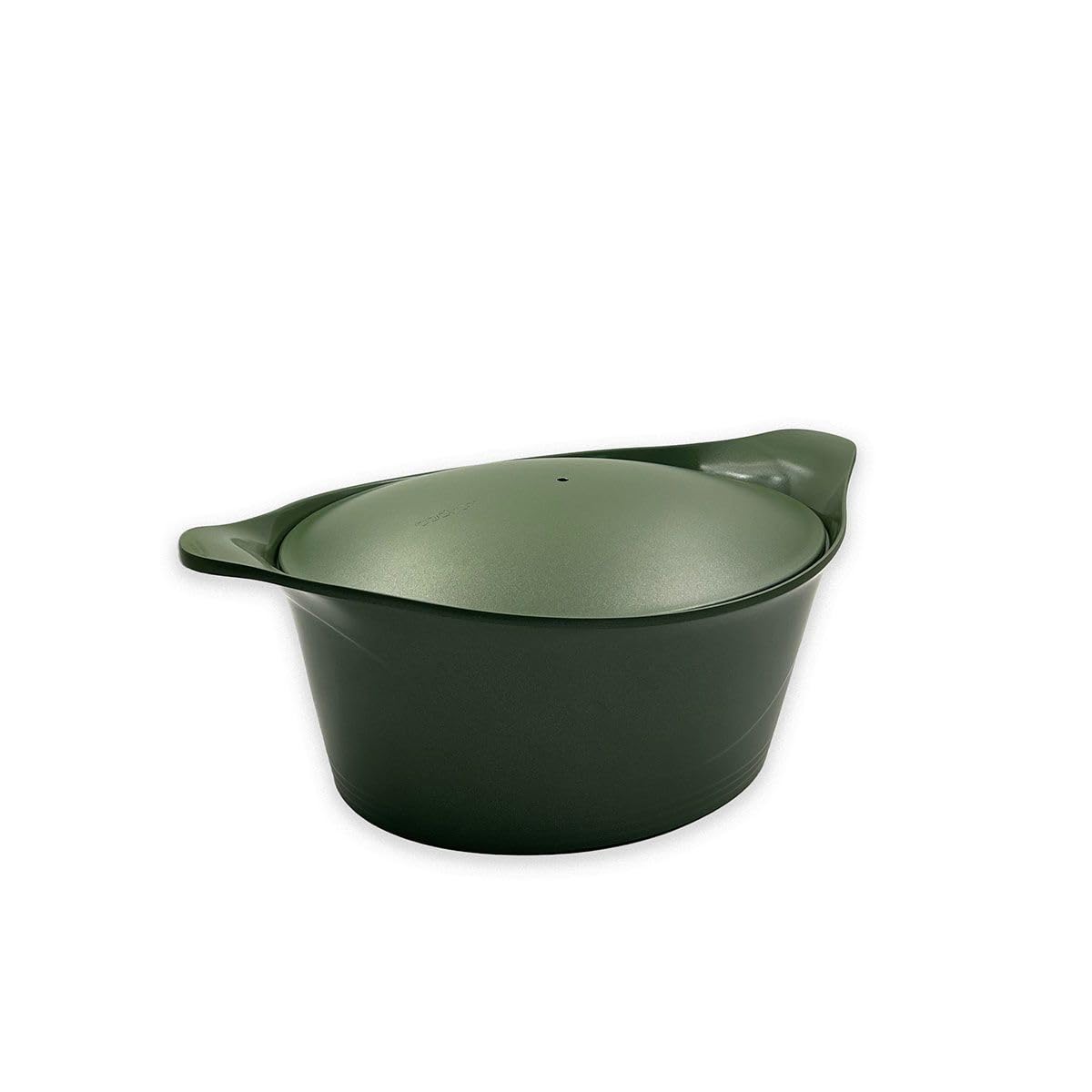 Cocotte 33 cm Cookut Fougère avec poignée métal et maniques