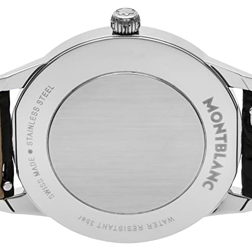 [MONTBLANC(モンブラン)] 腕時計 BOHEME ボエム シルバー 文字盤 ステンレススチール サファイヤガラス クォーツ 3気圧防水 34MM スイス 万年筆 ボールペン Watch 123868 レディース ブラック [並行輸入品] 商品画像6