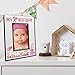 BELLA BUSTA-My 1st Birthday-Baby Boy, Baby Girl First Birthday-UV Print Wood Picture Frame (Girl, 5x7 Vertical)