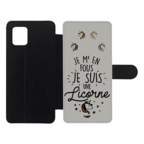 Étui cuir Samsung Galaxy M60s ProseCafé Licorne housse magnétique