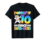 Photo Gallery 10° compleanno poppin it ten since 2012-2022 unicorno maglietta Photo Gallery 10° compleanno poppin it ten since 2012-2022 unicorno maglietta