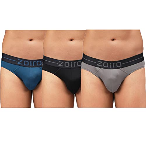 Image of Zoiro Modal Cotton Soft Men's Brief (Combo Pack) |Colour's May Vary