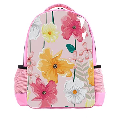 Sac à dos enfants rose avec papillons imprimés pour accompagner ses premiers pas d'autonomie