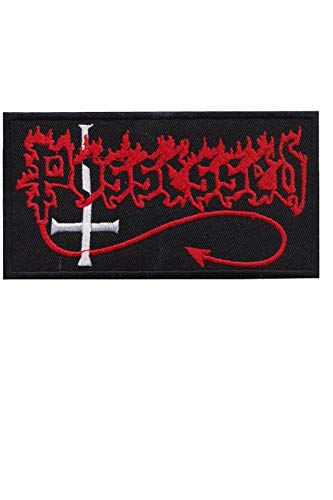 LipaLipaNa Possessed Death Metal Band Patch Badge Embroidered Iron on Applique Patch Accessory