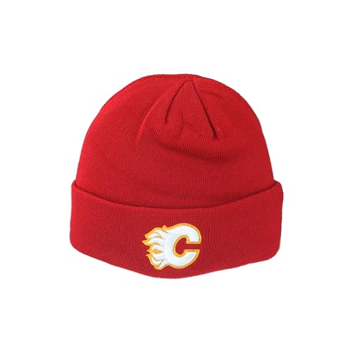 Calgary Flames NHL Officially Licensed Beanie Cuff Icon Team Color
