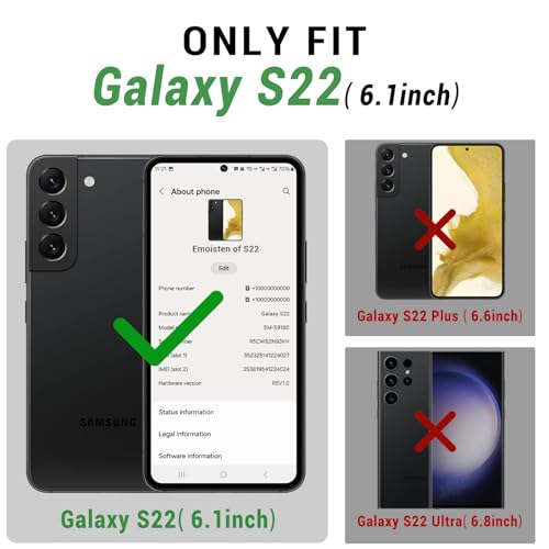 Étui portefeuille Samsung S22 protégeant des chocs - 2