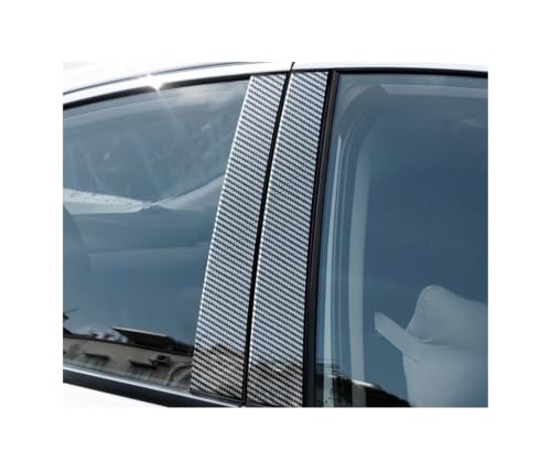 Couverture de poteau pilier BC pour Mondeo MK5, protection premium en carbone noir