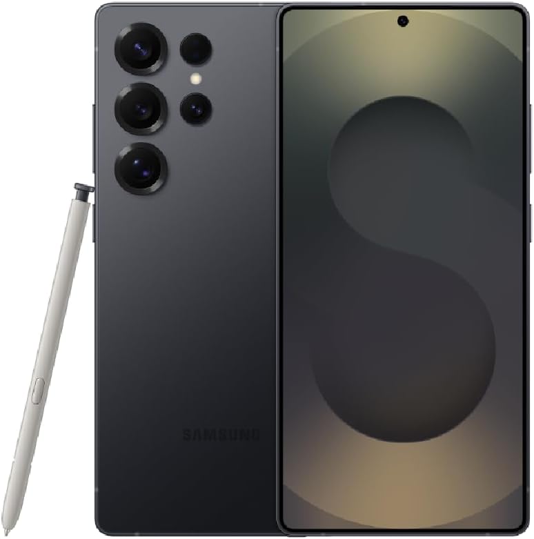 Samsung Galaxy S25 Ultra 5G - Titanium JetBlack, 1TB, AI Smartphone, 6.2" AMOLED Display, 50MP, Cross App, Night Video with Premium 65w OXAA Charger (Unlocked, CAD Version & Warranty