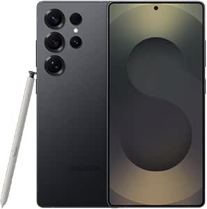 Samsung Galaxy S25 Ultra (512GB, 12GB RAM), Galaxy AI, 6.9” AMOLED 2X, 120Hz Display, 200MP Camera, 8K Video, S-Pen (with 45W Super Fast Charger) (CAD Version) - Titanium Jet Black (Renewed)