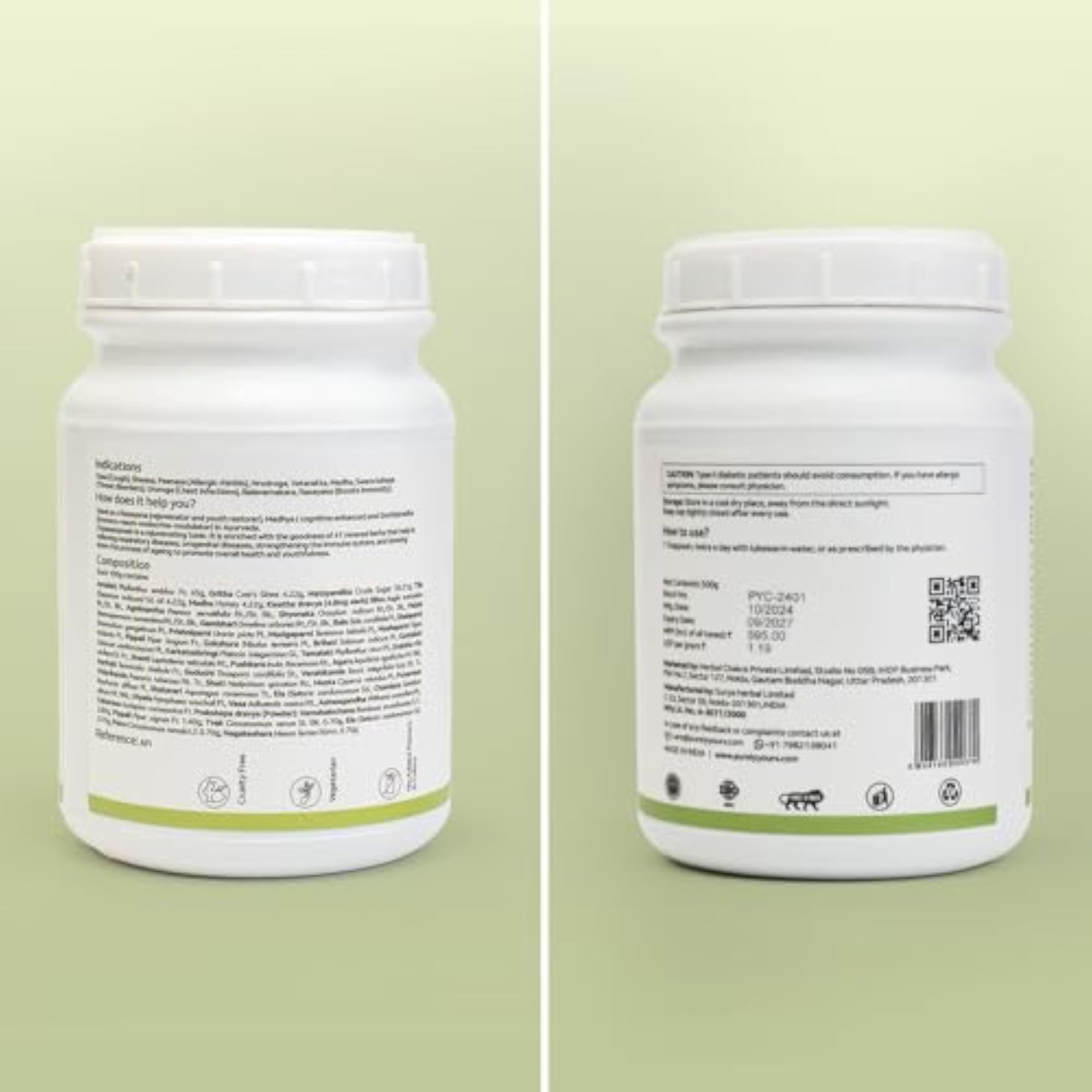 Purely Yours Chyawanprash - Ayurvedic Immunity Booster with 40+ Herbs, 500g