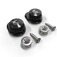 Complete strap security Tool-free installation Strap buttons available in 3 colors A Ned Steinberger design