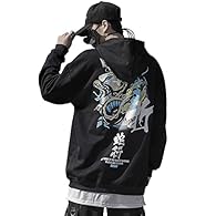 Unique graphic snake design for a bold style: this men's hoodie features an eye-catching snake graphic, combining Japanese streetwear with modern gothic vibes, making it a unique option for those who want to stand out. Designed for urban style lovers...