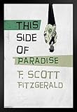  This Side of Paradise F Scott Fitzgerald Retro Kunstdruck Retro 14x20 inches Gerahmtes Poster