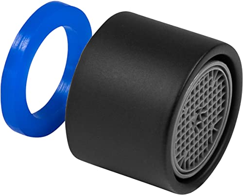 Cornat Strahlregler M22 x 1 IG - Black Edition - Innengewinde - Passend für handelsübliche Armaturen - Matt-schwarze Optik - Aus Messing gefertigt/Luftsprudler/Mischdüse / TEC307908 Cornat Strahlregler M22 x 1 IG - Black Edition - Innengewinde - Passend für handelsübliche Armaturen - Matt-schwarze Optik - Aus Messing gefertigt/Luftsprudler/Mischdüse / TEC307908