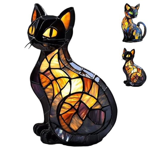 Lumicat Leuchtkatze, Eplia Glowkatze, Epila Glow Katze, Festberg Leuchtkatze, Katzenlampe Mosaik, Leuchtende Katze, Katzenlampe Tiffany, Glasmalerei, Katzen Lampe, Solymall,nachtlicht, Tiffany-B Lumicat Leuchtkatze, Eplia Glowkatze, Epila Glow Katze, Festberg Leuchtkatze, Katzenlampe Mosaik, Leuchtende Katze, Katzenlampe Tiffany, Glasmalerei, Katzen Lampe, Solymall,nachtlicht, Tiffany-B