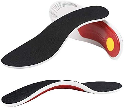 Orthotic Insoles Inserts with High Arch and cushion on arch for Flat Feet and Plantar Fasciitis Pain Relief (Large (EU Size: 40-46))