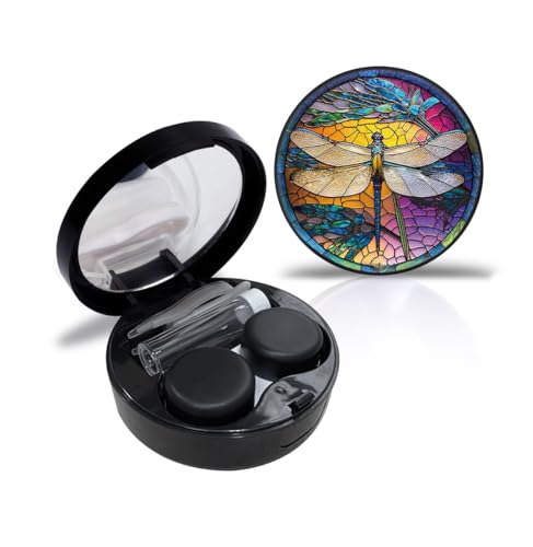 Contact Case Personalized Contact Box Travel Kit Portable Customized Contact