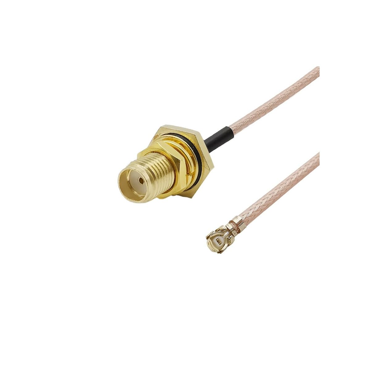 NBR SMA Female to U.fl/IPEX Cable Mini PCI to Bulkhead Low Loss Coaxial Cable RG178 for Wireless Routers Mini PCIe Cards Network Extension Pigtail PCI WiFi WAN Repeater Antenna- 30cm / 300mm-image-31