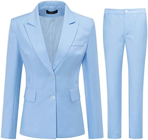 Office Work Suit Set One Button Blazer 