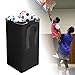 Menolana Sport Balls Bag Organizer Space Saving Storage Multipurpose Gym Drawstring Pouch Moving Bag for Football Outdoor Gym Training, Black