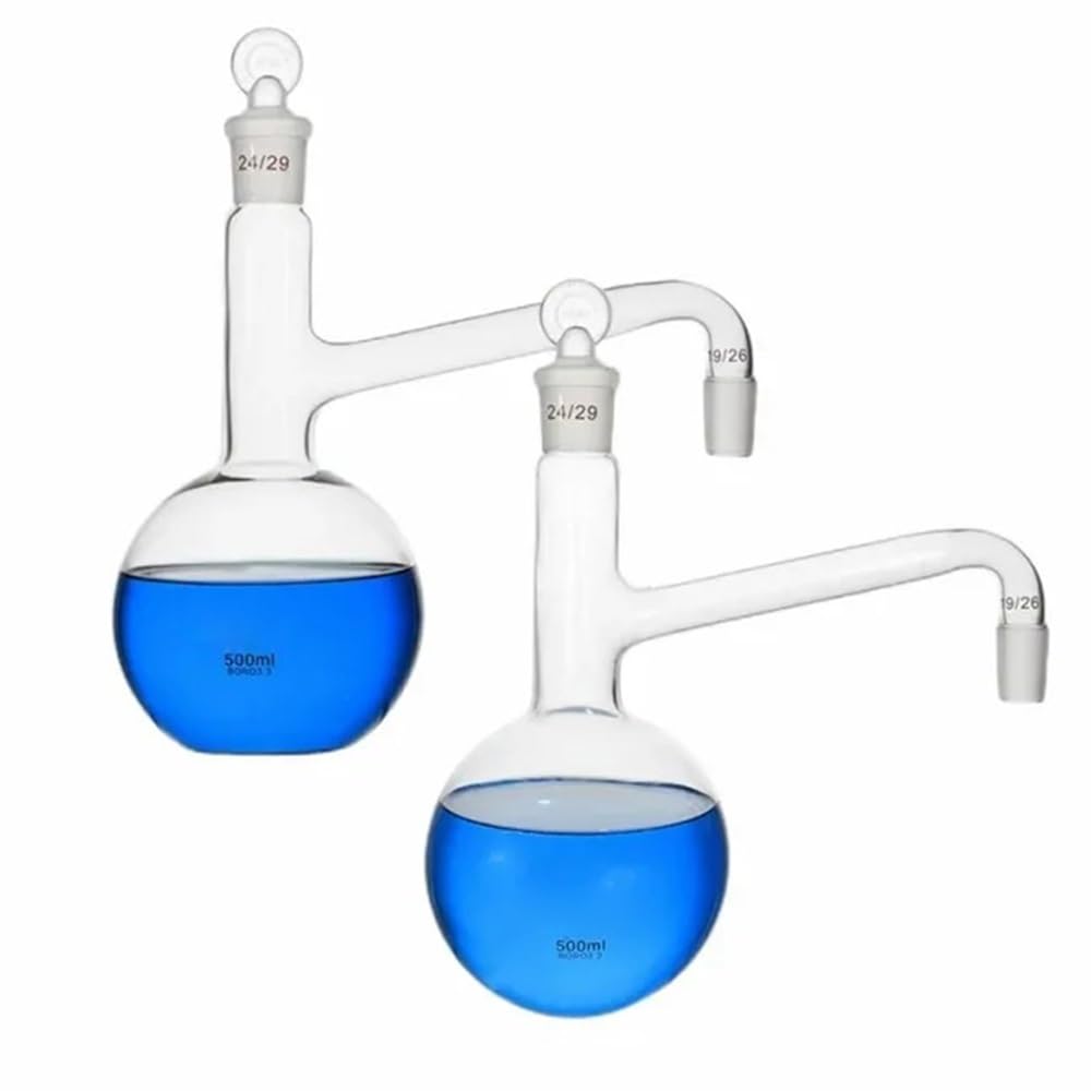 1 stücke Glaskolben 250 ML Glaskolben Verwenden for Den Einsatz for Ätherisches Extraktion Labor Glaswaren(Flat bottom 24x19)