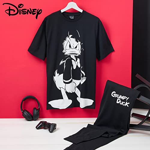 Disney Mens Pyjamas Jack Skellington Donald Duck Grumpy Men's Nightwear Set T-Shirt Long Bottoms PJs M-3XL Loungewear2