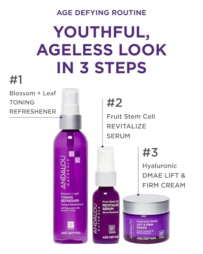 Andalou Naturals Blossom + Leaf Toning Refresher, 6 Ounce