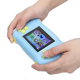 KUIDAMOS Kamera-Spielzeug, Fotografie-Kamera-Spielzeug 5 Megapixel Bild 32GB Serienbild für für Geschichtenerzähler(Blau)