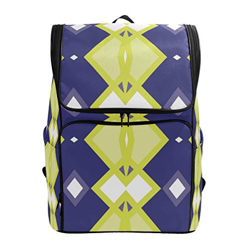 Preisvergleich Produktbild Mokale Nahtloser Muster-Arabesken-Retrostil,Rucksack Rucksack Reisetasche Wanderrucksack College Student School Bookbag Reisetasche für Männer oder Frauen