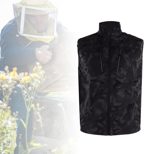 Ventilador de Refrigeração Colete Fibra de Poliéster Abs Destacável Leve Pele-amigável Ar Condiciona