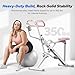 MERACH Upgraded Squat Machine for Women, Smart Row and Deep Squat Trainer with Tablet Stand, Adjustable Resistance & 350LB Weight Capacity, Foldable Home Exercise Equipment, Connect MERACH APP, Pink