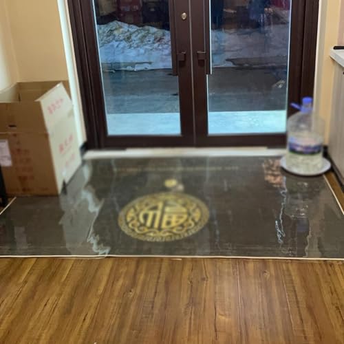 Tapis de table transparent en plastique givré pour protéger la table à manger familiale - 6