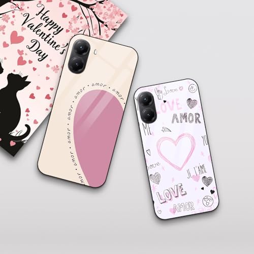 Image of COLORflow Back Cover Compatible with Poco X7 Pro 5G | Romantic Love Gesture Customized | Shockproof TPU Bumper with Camera Protection Back Cover Compatible with Poco X7 Pro 5G