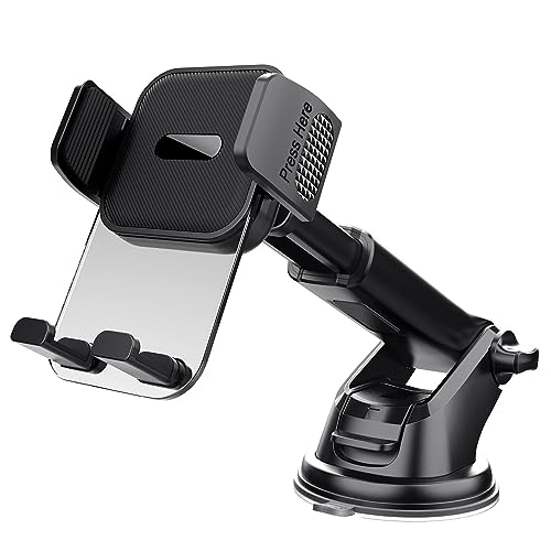 liufangfc Soporte teléfono Coche para Ford Fiesta MK8 Hatchback 2017-2022, 360° Giratorio con Ventosa Potente, liberación con un botón – Soporte Familiar