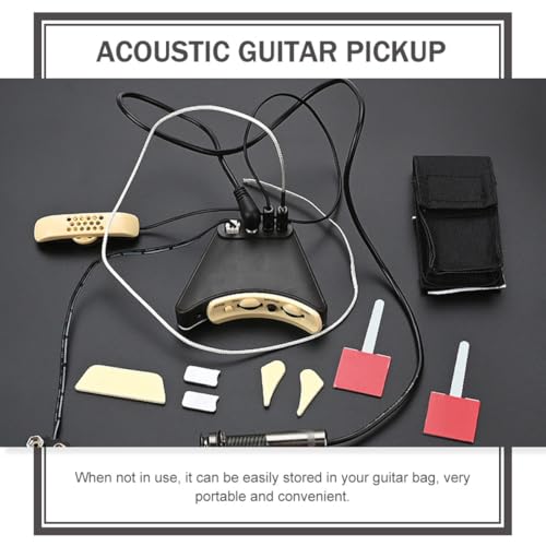 Micro Piézoélectrique pour Guitare Acoustique Facile à Monter