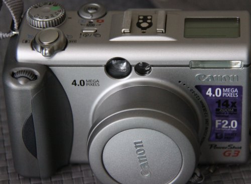 Canon Powershot G3 Digitalkamera (4,0 Megapixel) Grau