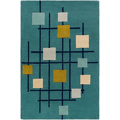 Image of Soft Woolen Modern Collection Tufted Carpet for Living Room Bedroom and Hall Size 10 x 14 Feet Color Multi-N