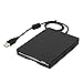 Esynic USB Floppy Drive 3.5" USB External Floppy Disk Drive Portable 1.44 MB FDD USB Drive Plug and Play for PC Windows 10 7 8 Windows XP Vista Mac Black