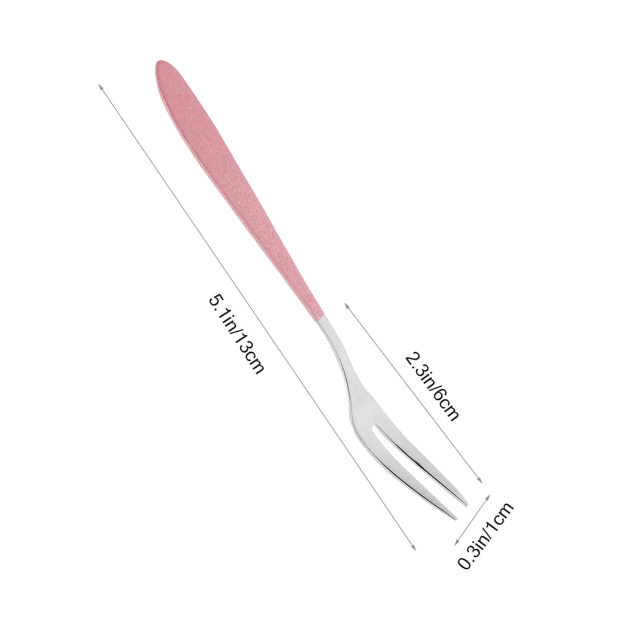 NAMOARLY 12pcs Fork Appetizer Picks Party Food Picks Home Tableware Restaurant Tableware Hotel Tableware Soup Ladle Munchies Spoons Scoops Cake Decorating Kitchen Gadgets Stainless Steel