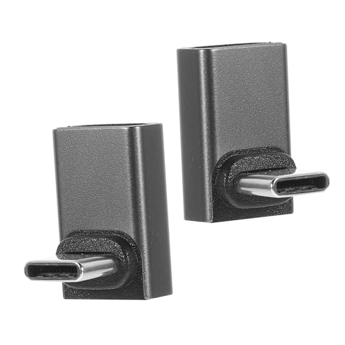 2 pezzi Adattatore USB C Angolo Compatibile con Computer Proiettori e Tablet Trasmissione e Materiale per Carica e Video