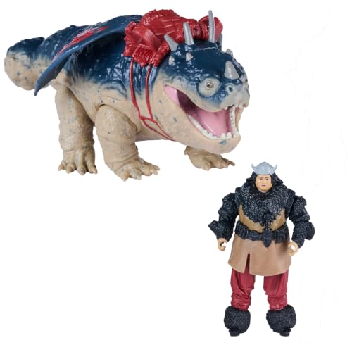 Dreamworks Dragons Gronckle & Fishlegs Action Figures Viking Rider Duo