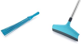 Sparkmate by Crystal Kharata/Plastic Stick Broom/Jhadu for Home and Bathroom Cleaning, Assorted, Har