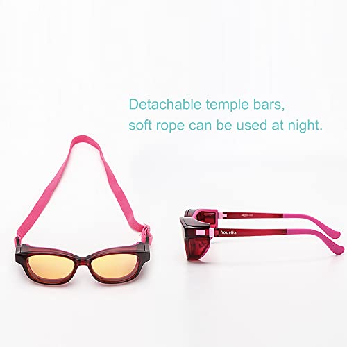 Image of Dry Eyes Relief Eyeglasses (Children Red)