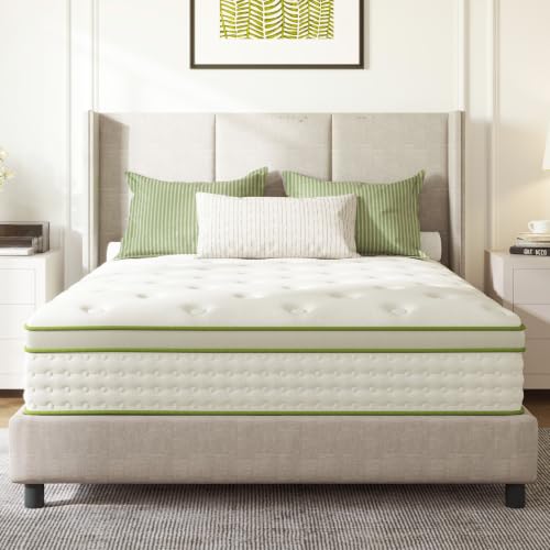 Best Mattress for Back Pain on a Budget: 9 Affordable Options That Actually Work 14 Emerspring Queen Mattress 14 Inch Hybrid Memory Foam Mattress in a Box with Individual Pocket Innerspring for Motion Isolation & Pressure Relief, Edge Support, Medium Firm