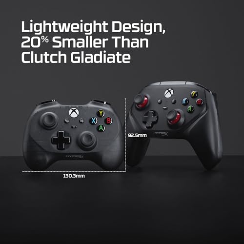 HyperX Clutch Tanto Mini Compact Black Wired Gaming Controller for Xbox Series X|S with Full Functionality