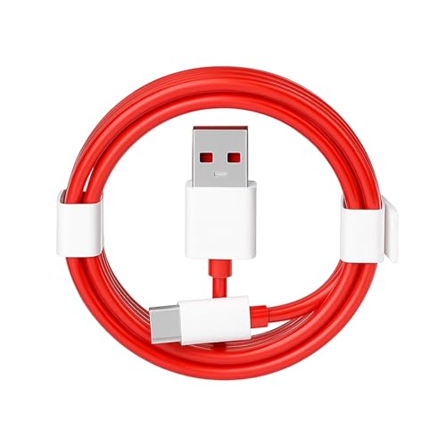 BosuLai Câble USB C Charge pour Onplus 80W Super Vooc Charge 1,8M, 10A Câble de Charge Rapide USB Type C Compatible avec 11 Nord 2T Nord CE 3 Lite OPPO A94 Pad Find Reno