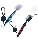 El mejor regalo: el juego de limpieza de accesorios de golf es el mejor regalo para tus amigos de golf. Las caras de los palos de limpieza regularmente son perfectas para mejorar tu retroceso y control de bolas.
