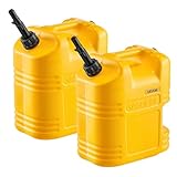 Débit rapide et régulier de 15 L/min : Fini les remplissages « glou-glou ». Ce réservoir à essence déverse jusqu'à 15 L/min grâce à un tuyau de 20 mm et une valve à double évent, pour un débit constant et régulier à chaque fois